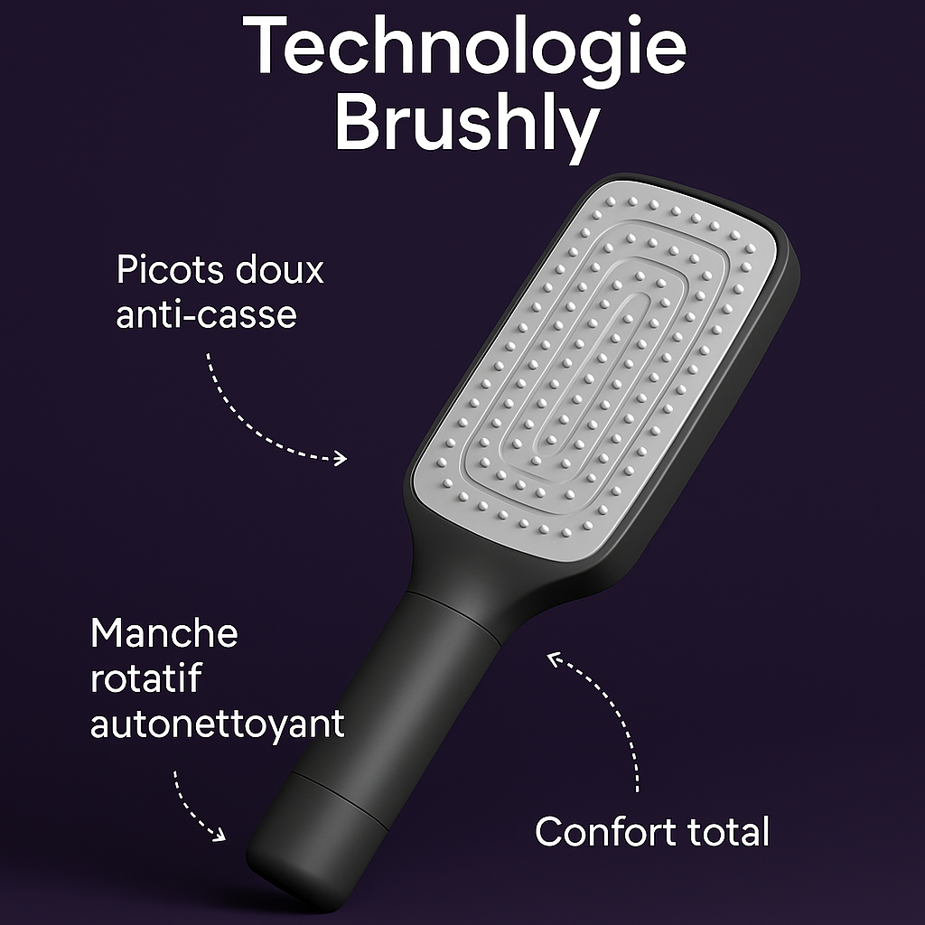 Brosse auto-nettoyant 5 en 1